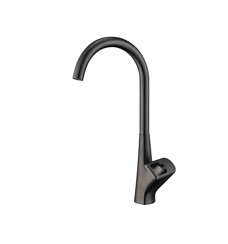 Newest Brass Kitchen Faucets Mixer Taps Single Handle Black Faucets