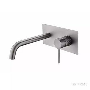 AMAXO Concealed Sink Bathroom Faucet Knurl Single Lever Bathroom Faucet Supplier Brass Vanity Bathroom Faucet