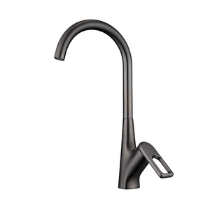 Newest Brass Kitchen Faucets Mixer Taps Single Handle Black Faucets