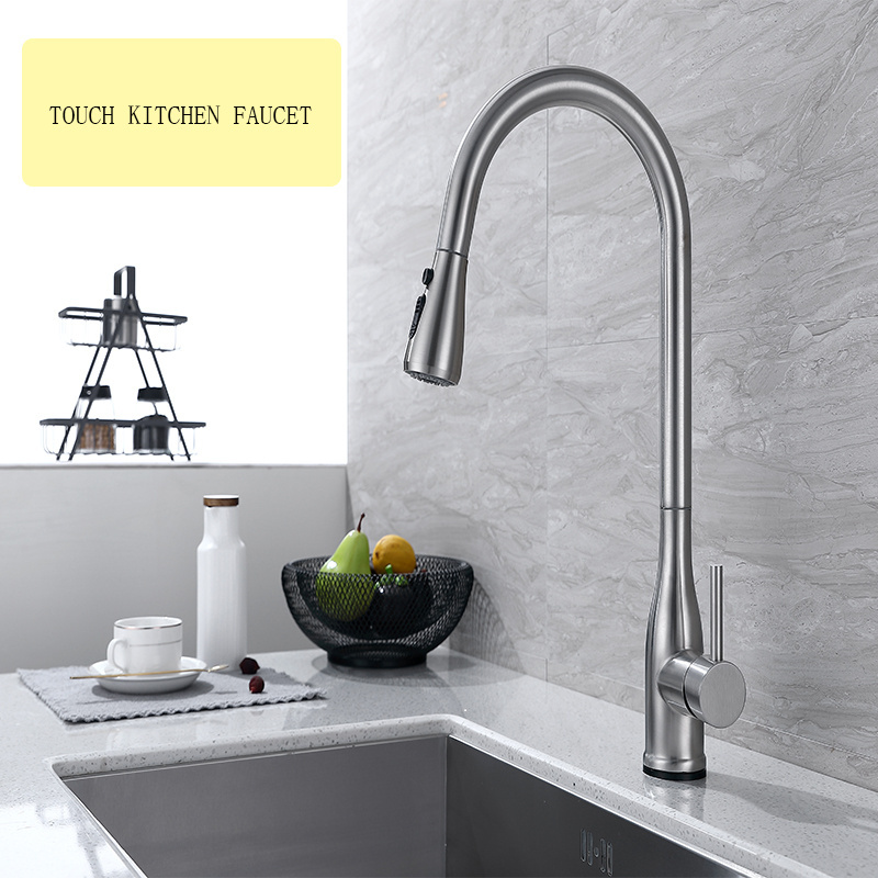 Kitchen faucet touch sensor smart sink water tap