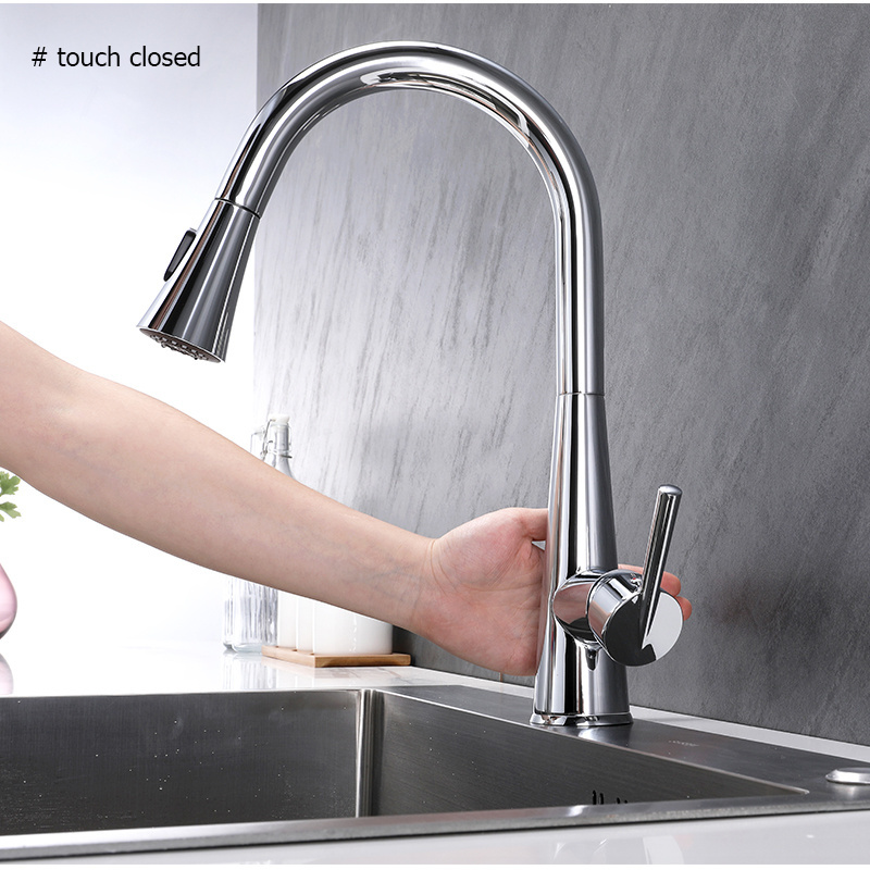 Brass Bathroom Sink Electronic faucet Touch Electronic kitchen faucet