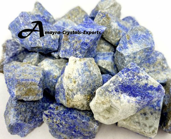 Natural Raw Minerals 40 Feet container Lapis Lazuli  raw stone  Genuine Minerals Stone direct From Amayra Crystals Exports India