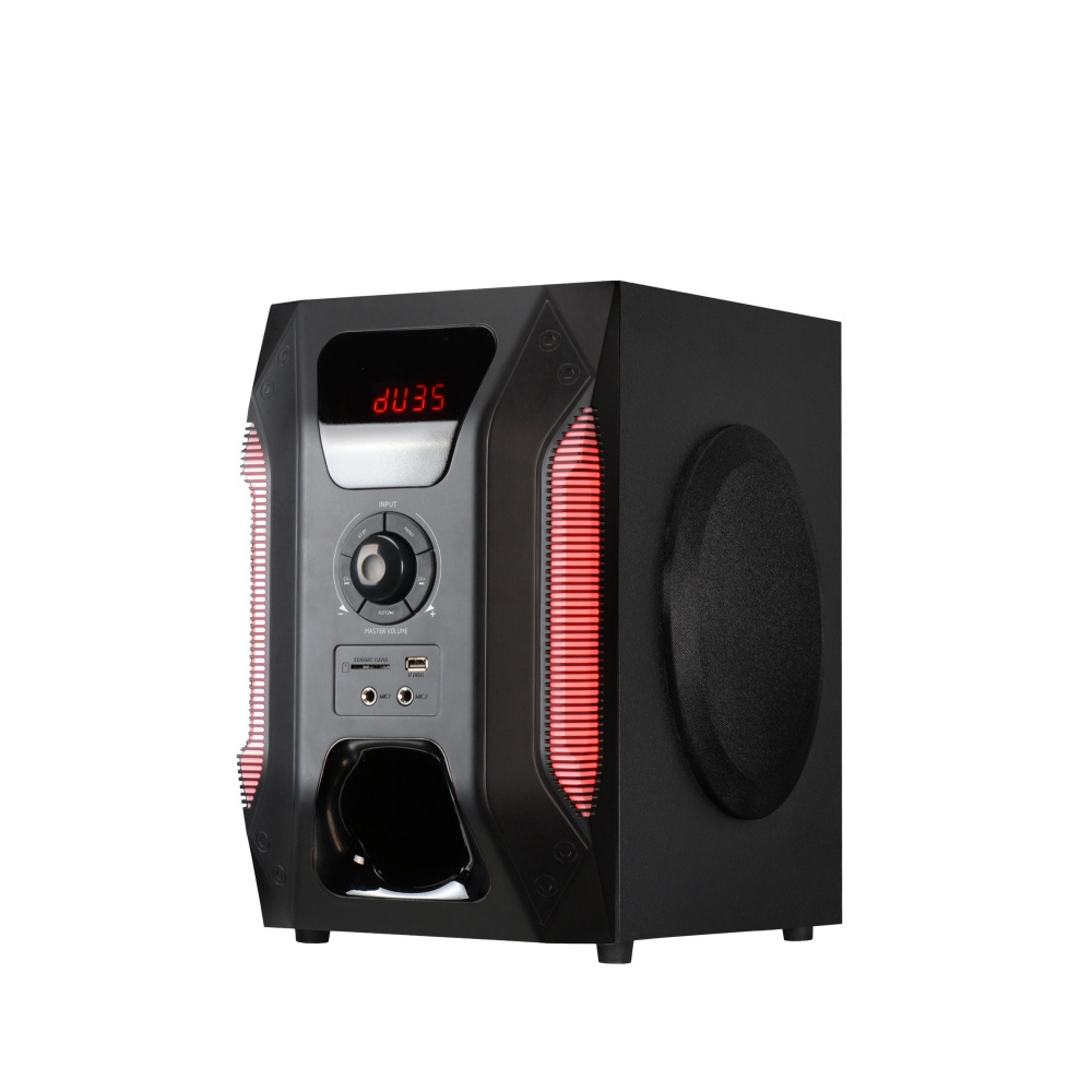 2022 new model 3.1 home theater music system with led display heavy sound multimedia speaker