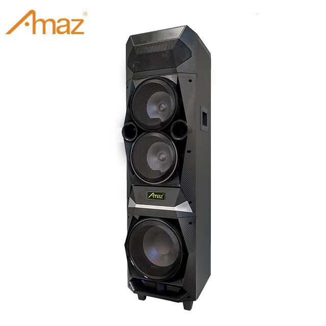 Amaz ALA99 Extra Bass Dual 6+8 Inch BT TEMEISHENG Portable Private Tower Speaker