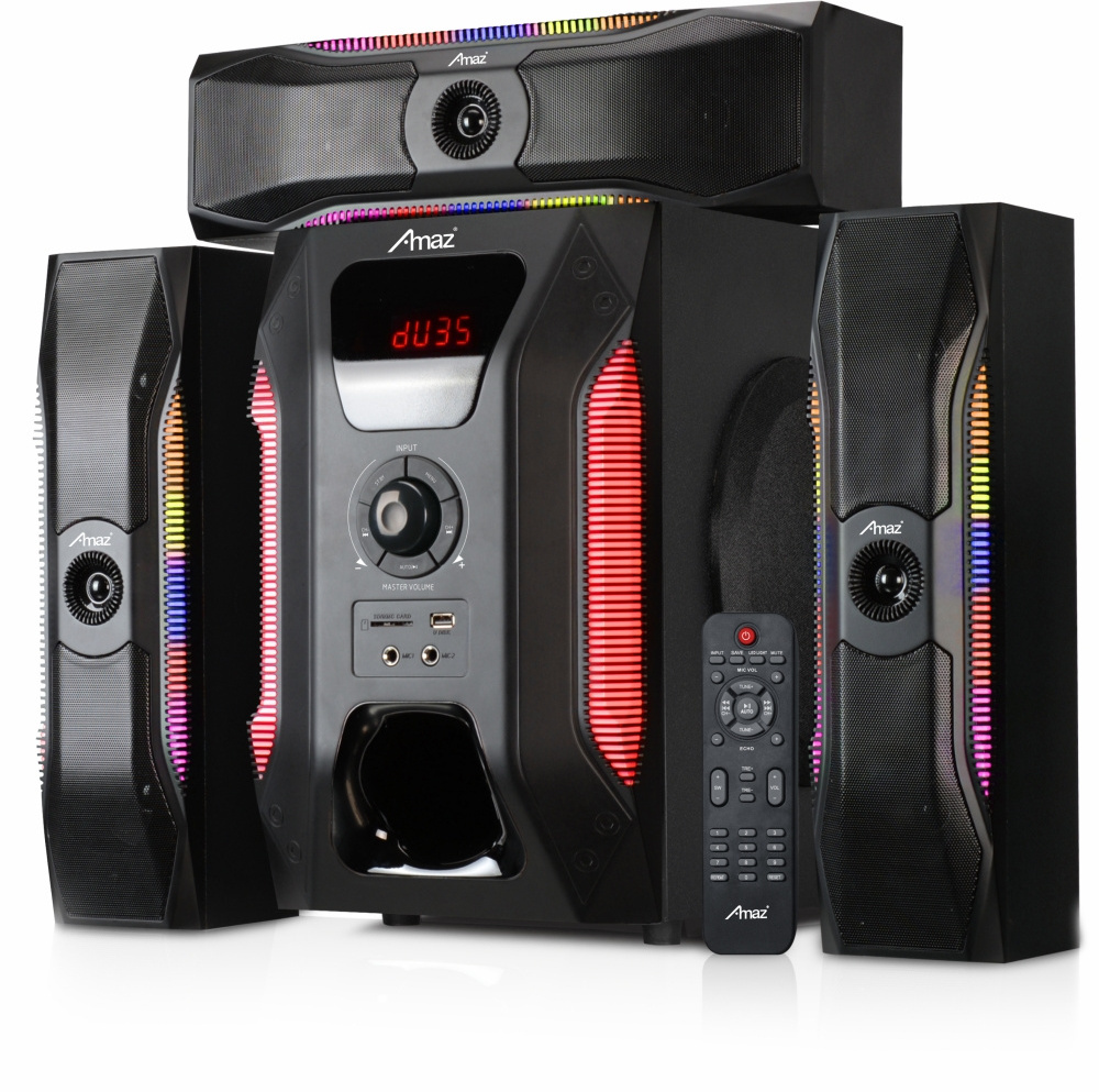 2022 new model 3.1 home theater music system with led display heavy sound multimedia speaker