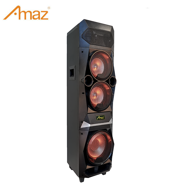 Amaz ALA99 Extra Bass Dual 6+8 Inch BT TEMEISHENG Portable Private Tower Speaker