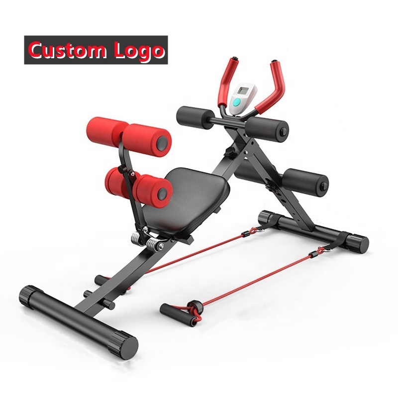 Home Gym Equipment Ab Coaster Fitness Portable Foldable Exercise Multifunctional Exercises Mini Workout Sit Up Bench