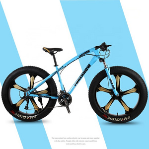 Wholesale Sale China 26" 24 Speed Five Knife Wheel High Quality Mens Fat Tire Snow Bicycle Mountain Bike For Adult