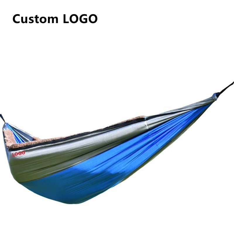 Factory Wholesale High Quality Comfortable Hanging Swing Winter Warm Sleeping Bag Outdoor Camping Hammock For Sale