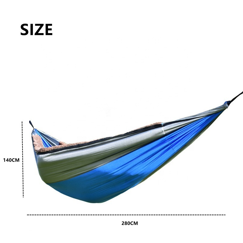 Factory Wholesale High Quality Comfortable Hanging Swing Winter Warm Sleeping Bag Outdoor Camping Hammock For Sale