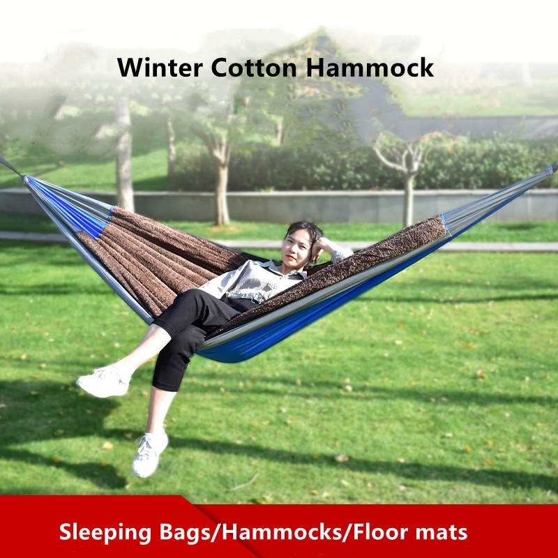 Factory Wholesale High Quality Comfortable Hanging Swing Winter Warm Sleeping Bag Outdoor Camping Hammock For Sale