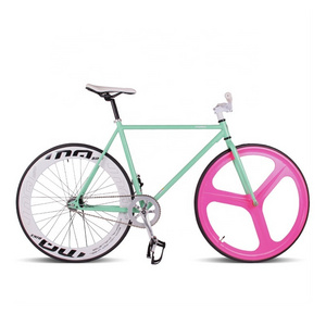 Wholesale 27.5" Three Knife Wheel Fitness Sports Student Adult Fashionable Beautiful 700CC Bicycle Fixed Gear Bike