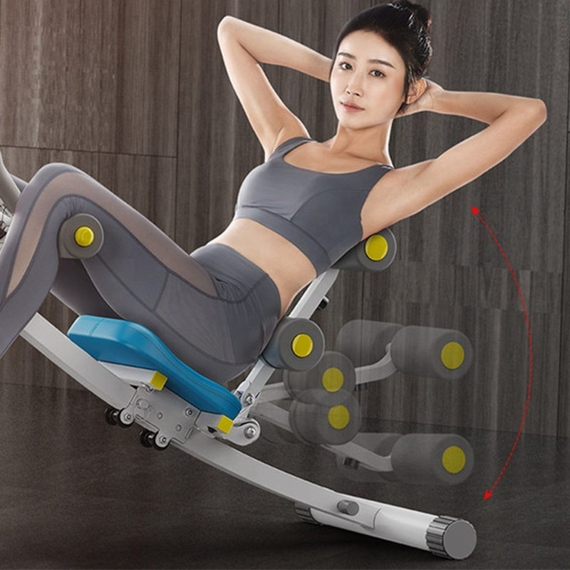 Home Gym Equipment Ab Coaster Fitness Portable Foldable Exercise Multifunctional Exercises Mini Workout Sit Up Bench