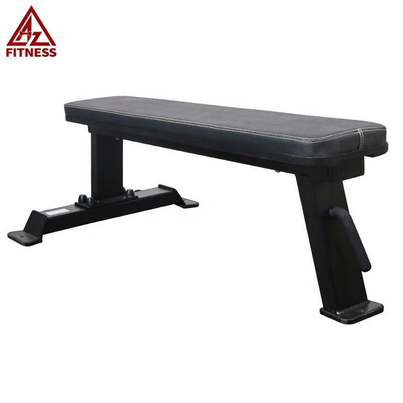 Custom Logo High Quality Commercial Flat Fitness Exercise Lifting Gym Equipment Dumbbell Body Vision Weight Bench