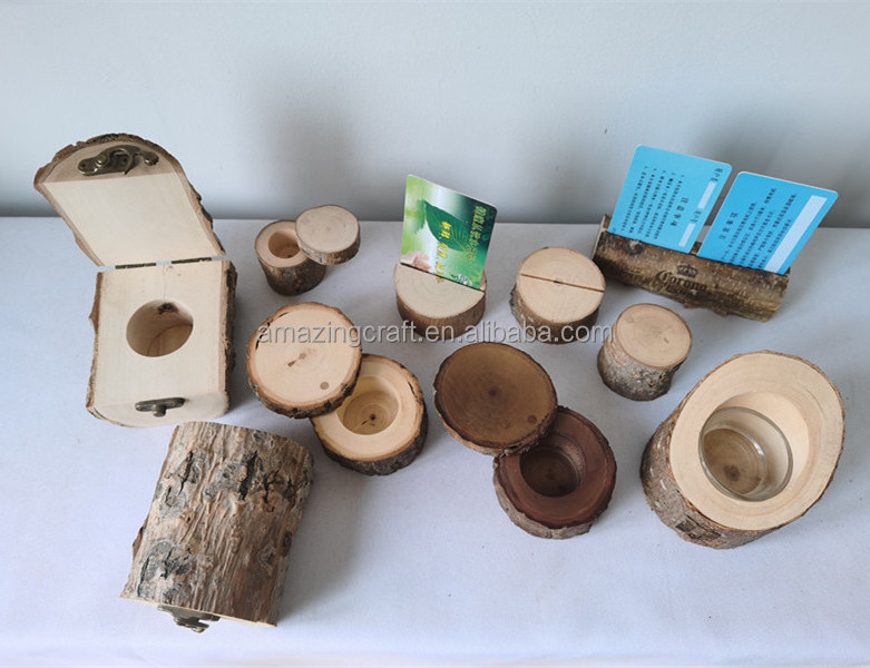 DIY Wood Slice Ornaments with Real Tree Bark Great for Christmas Wedding Holiday Custom Decoration Wholesale Price