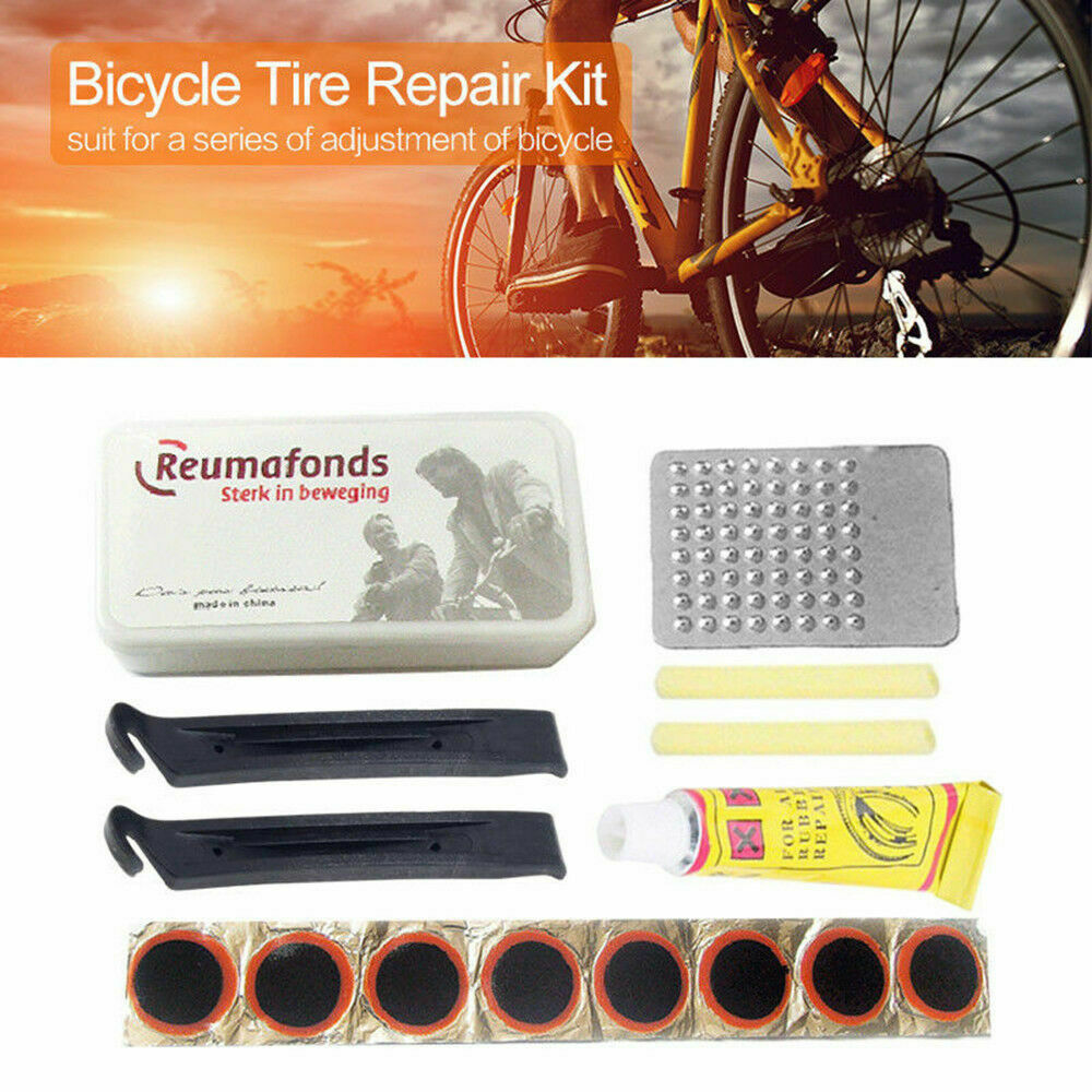 Bicycle Bike Cycle Inner Tube Tyre Tire Puncture Repair Portable Tool Kit Patch Glue