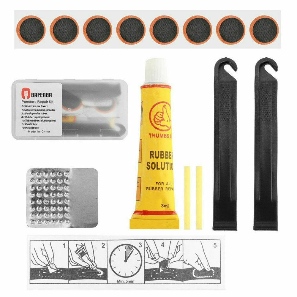 Bicycle Bike Cycle Inner Tube Tyre Tire Puncture Repair Portable Tool Kit Patch Glue