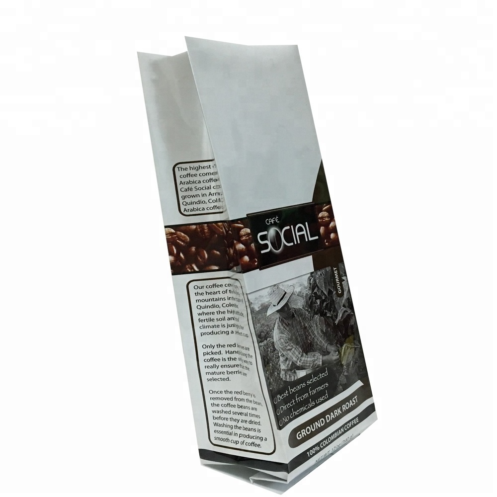 Custom print kraft paper bags food grade for charcoal