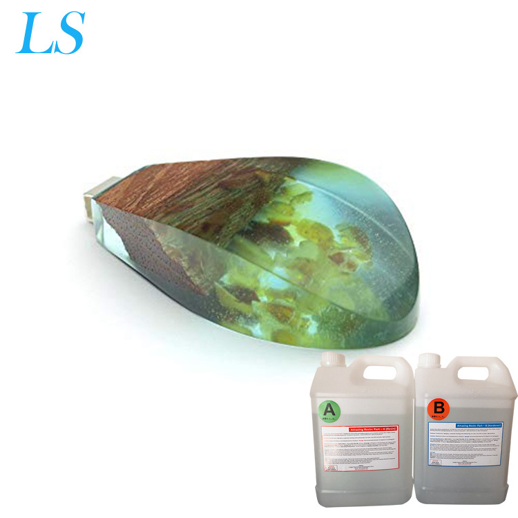 Double Components Super Transparent Clear Two Component Epoxy Resin Glue For Jewelry