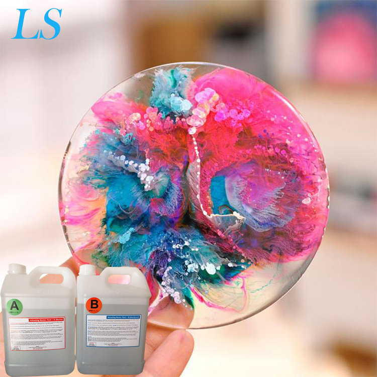 Double Components Super Transparent Clear Two Component Epoxy Resin Glue For Jewelry