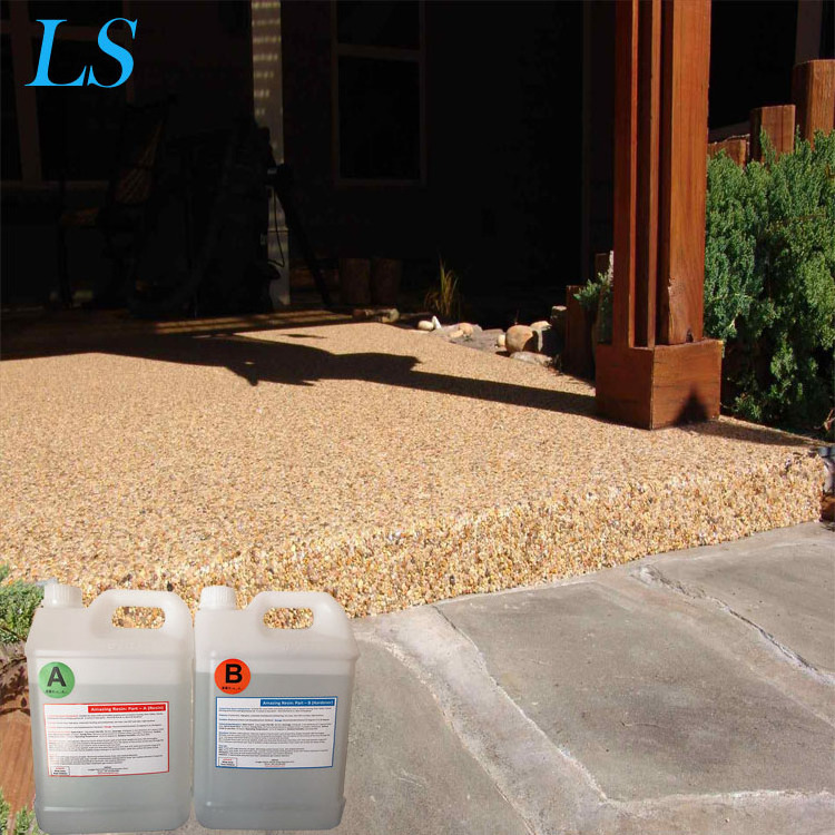 Food Safe Epoxy AB Resin Glue Adhesive for Crushed Pebble Stones Mixing for Walkingways