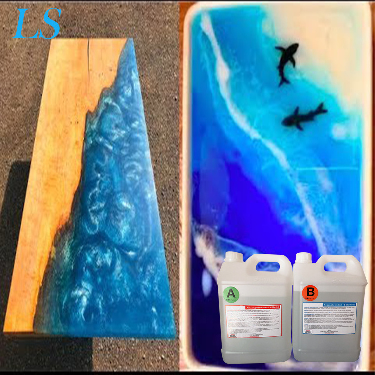 UV resistance epoxy resin and hardener for sanding/polish surfboard/snowboard/paddle epoxy potting resin