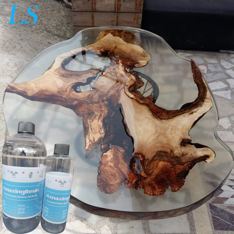 AmazingResin Epoxy Wood Table Casting Resin Clear Epoxy Adhesive AB Glue