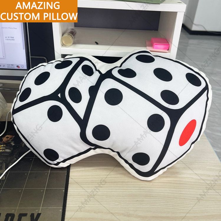 Low MOQ Custom Pillow cases  Polyester Cotton Digital Sublimation printed Sofa Cushion Covers Pillow Case for room