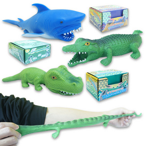 Sand Filled High Quality Sandbag Shark Dinosaur Crocodile Funny Toy Custom Stress Relief Toy Sand Stretch Toy