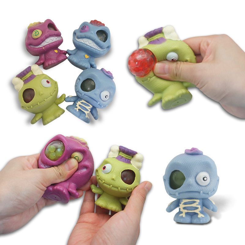 Voodoo Doll Squishy Fidget Toys Vent Ball Animal Squeeze Toy Portable Water Ball Doll Stress Reliever Funny Toy