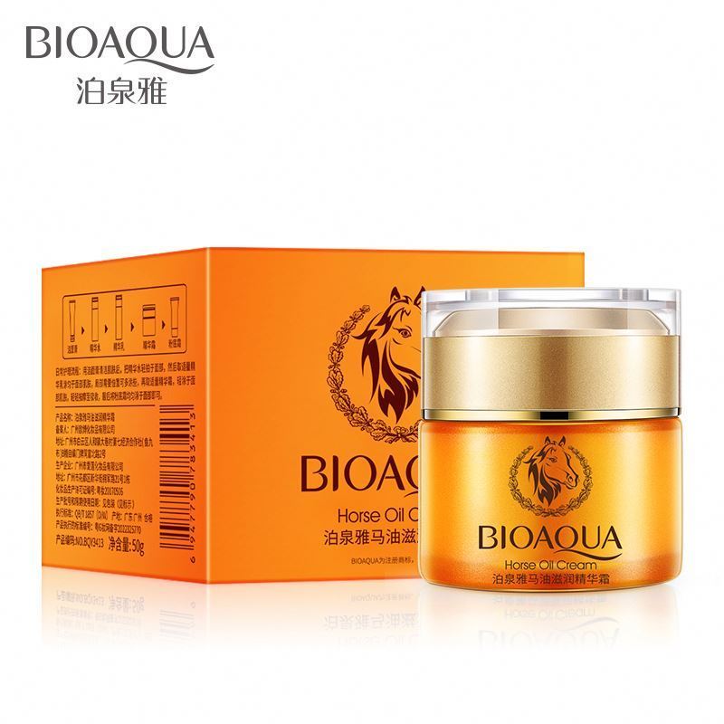 OEM BIOAQUA wholesale factory horse oil moisturizing anti aginig whitening face cream lotion