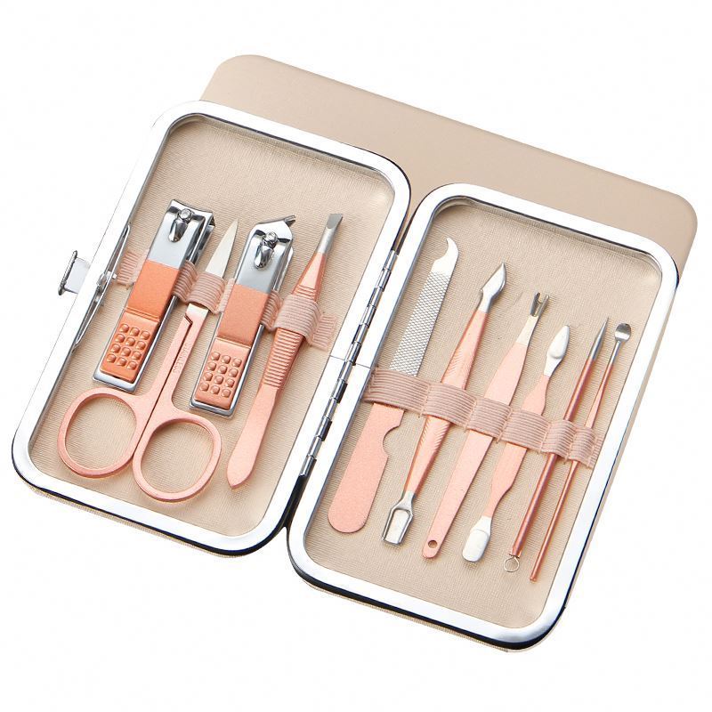 Manicure Set Professional Nail Clippers Kit Pedicure Care Tools- Stainless Steel Women Grooming Kit 18Pcs for Travel or Home