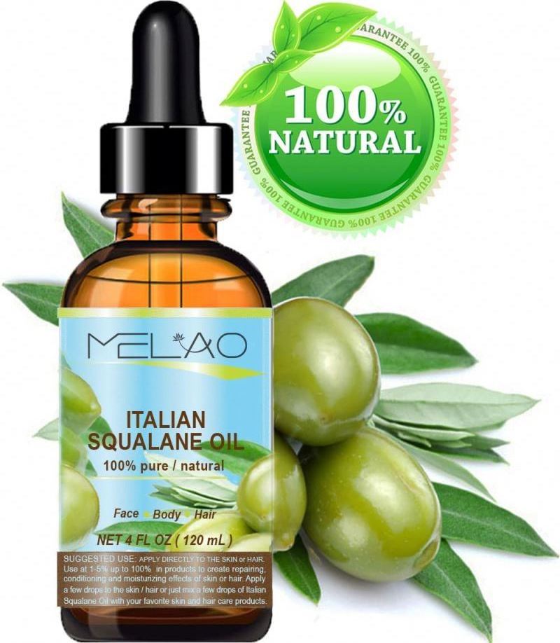 MELAO Pure Private Label Beauty Organic Natural Facial Skin Care Repairing Smoothing Moisturizing Squalane Oil