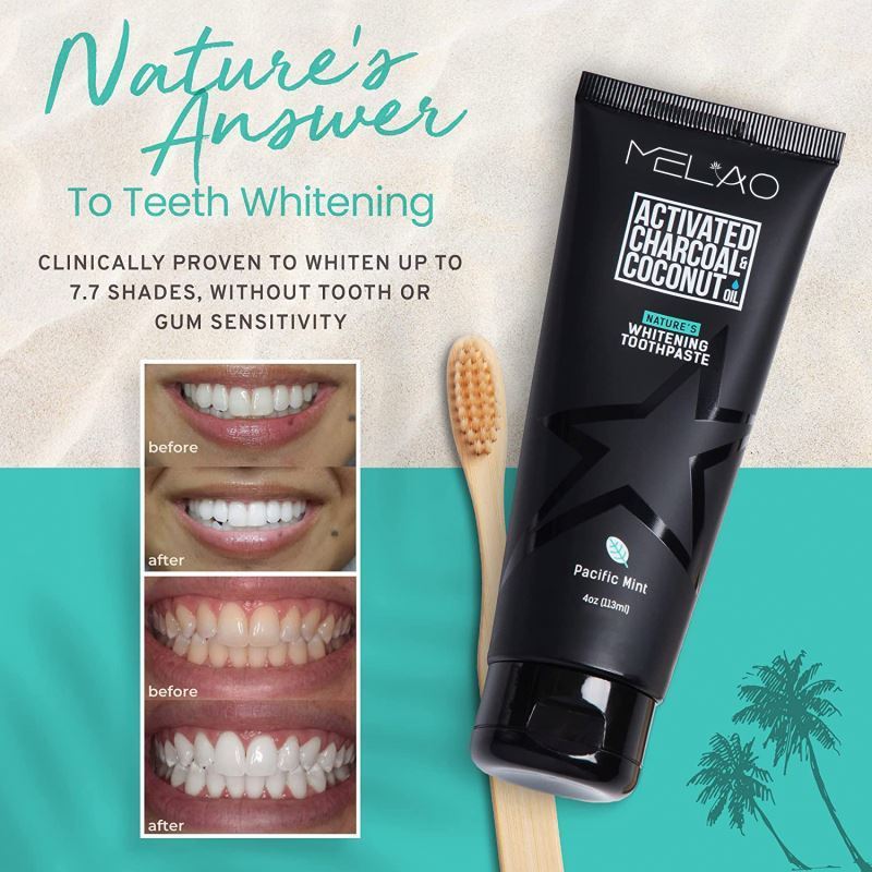 Wholesale Factory Custom White Whitening Therapy Deep Clean Fluoride Invigorating Mint Charcoal Toothpaste