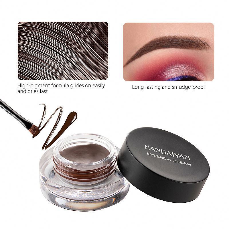 Hot selling Long Lasting waterproof colored eyebrow gel eyeliner glue not Blooming Eyeliner Makeup Tool