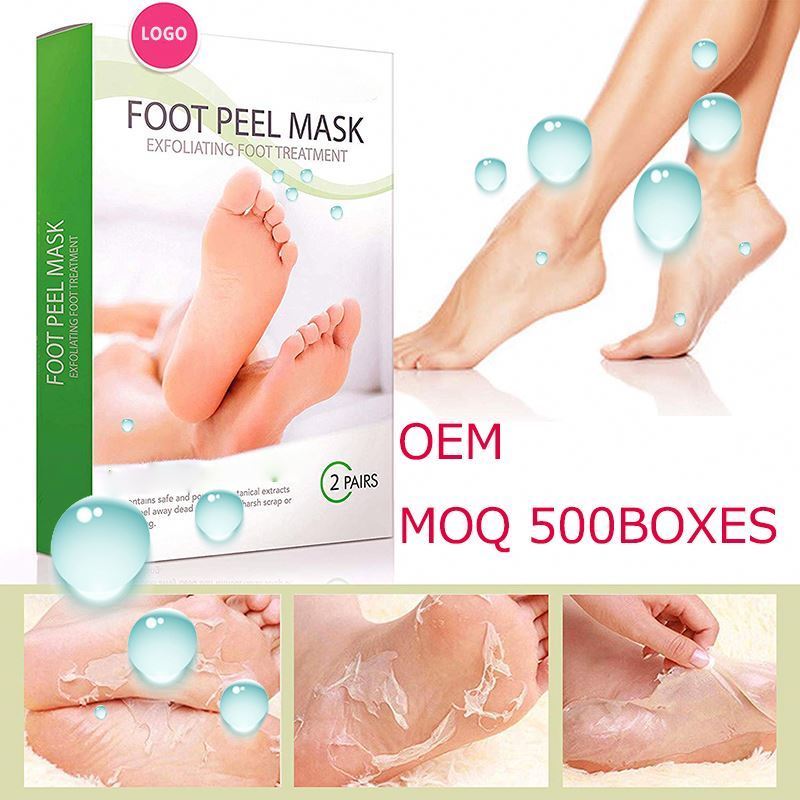 wholesale Baby Soft Lavender Scented Natural   Care Foot Mask Sheets  exfoliating foot peel mask