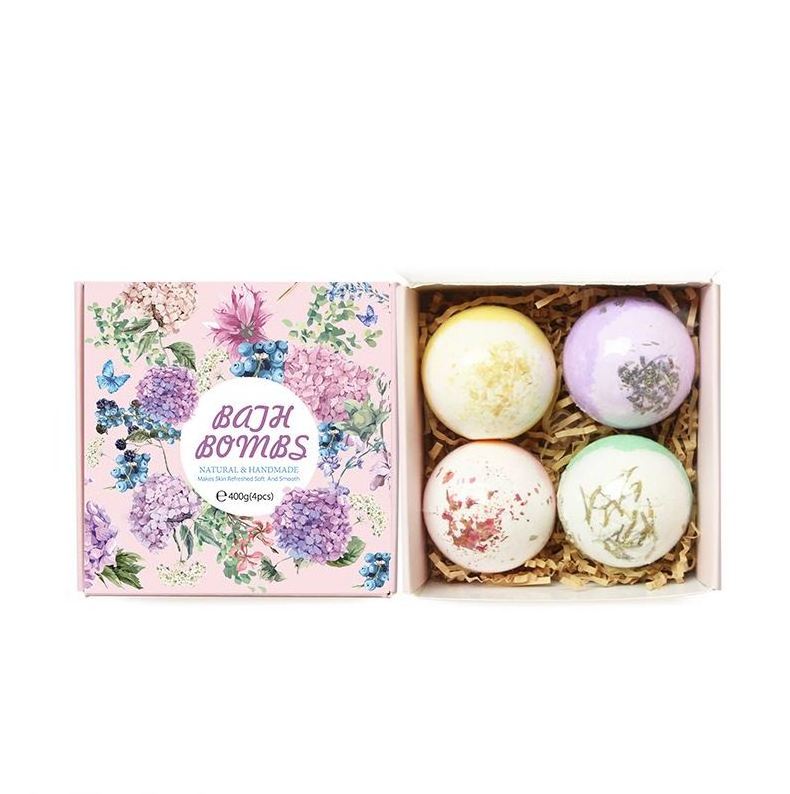 24 Organic & Natural Bath Bombs  Handmade Bubble Bath Bombs  Gift Set, Rich in Essential Oil, Shea Butter