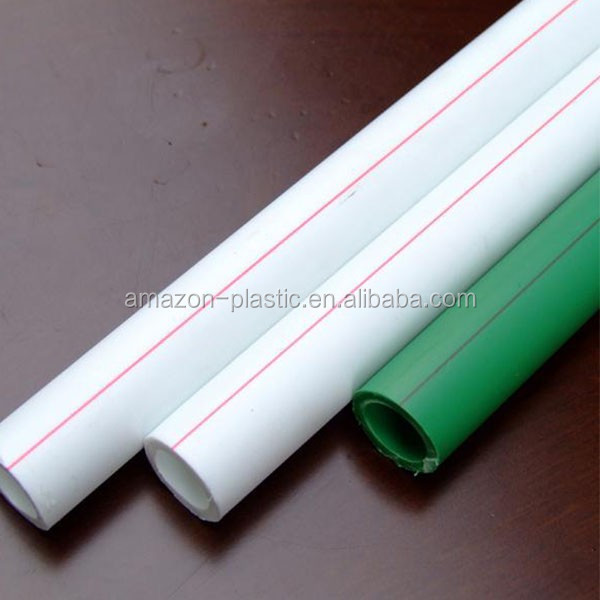 ISO standard Eco friendly extruded rigid polypropylene pipe 25mm PPR tube PN12.5