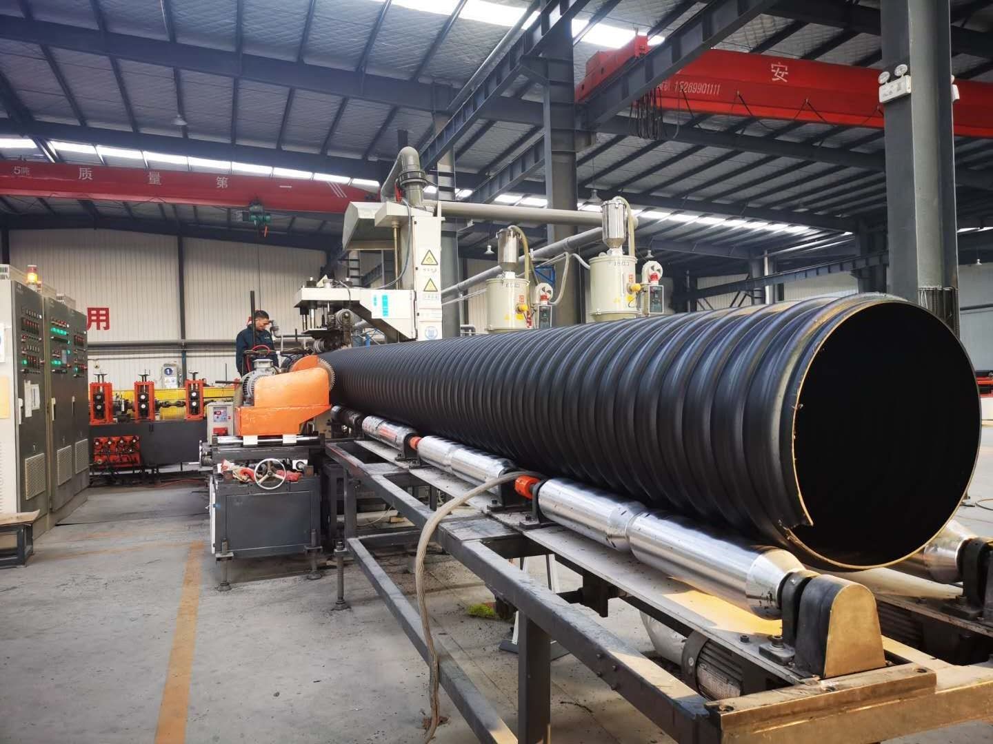 corrugated pipe 5 cm 1500mm corrugated Hdpe steel composite pipe