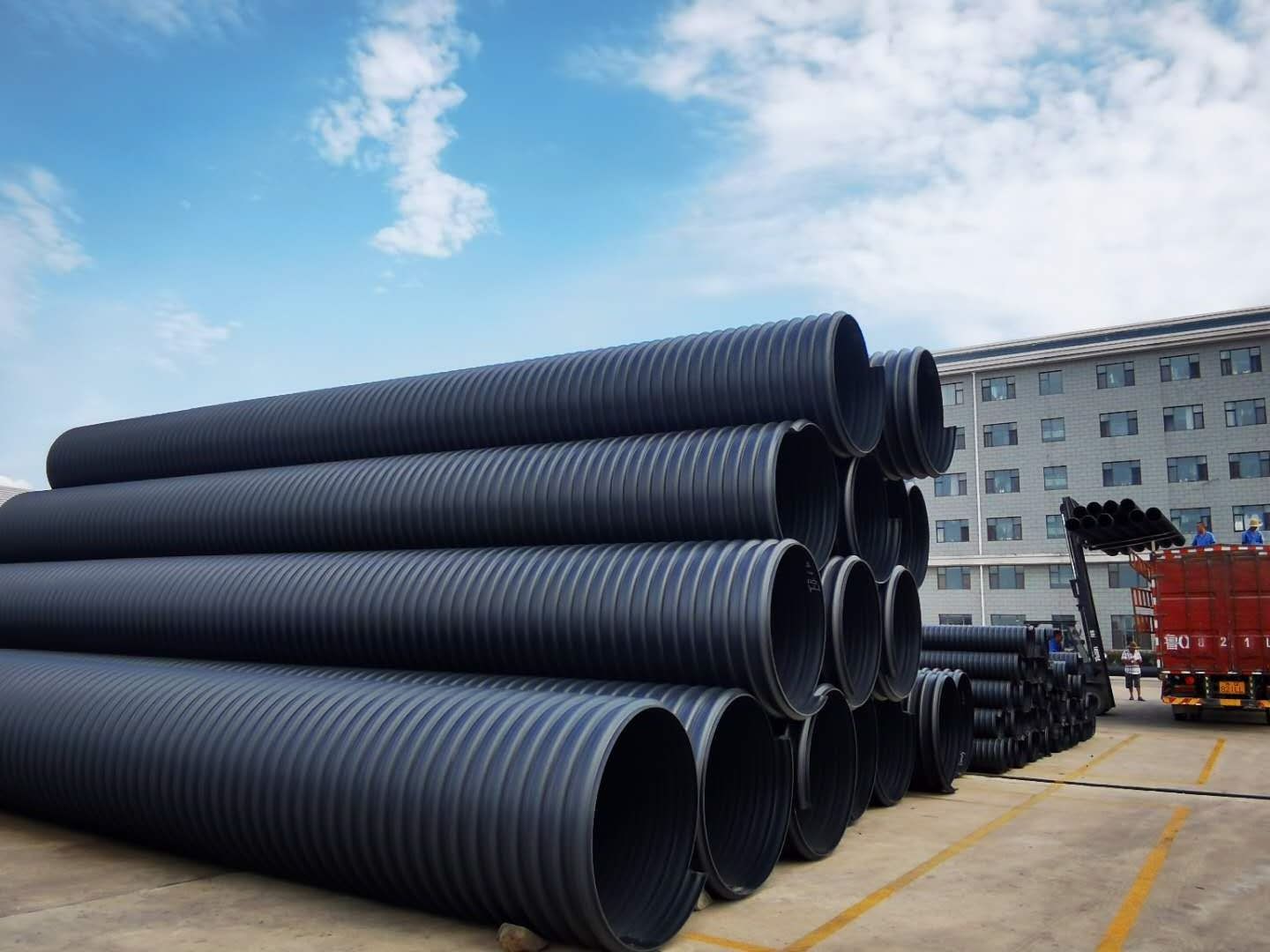 15 plastic culvert pipe 18 inch Hdpe steel composite pipe