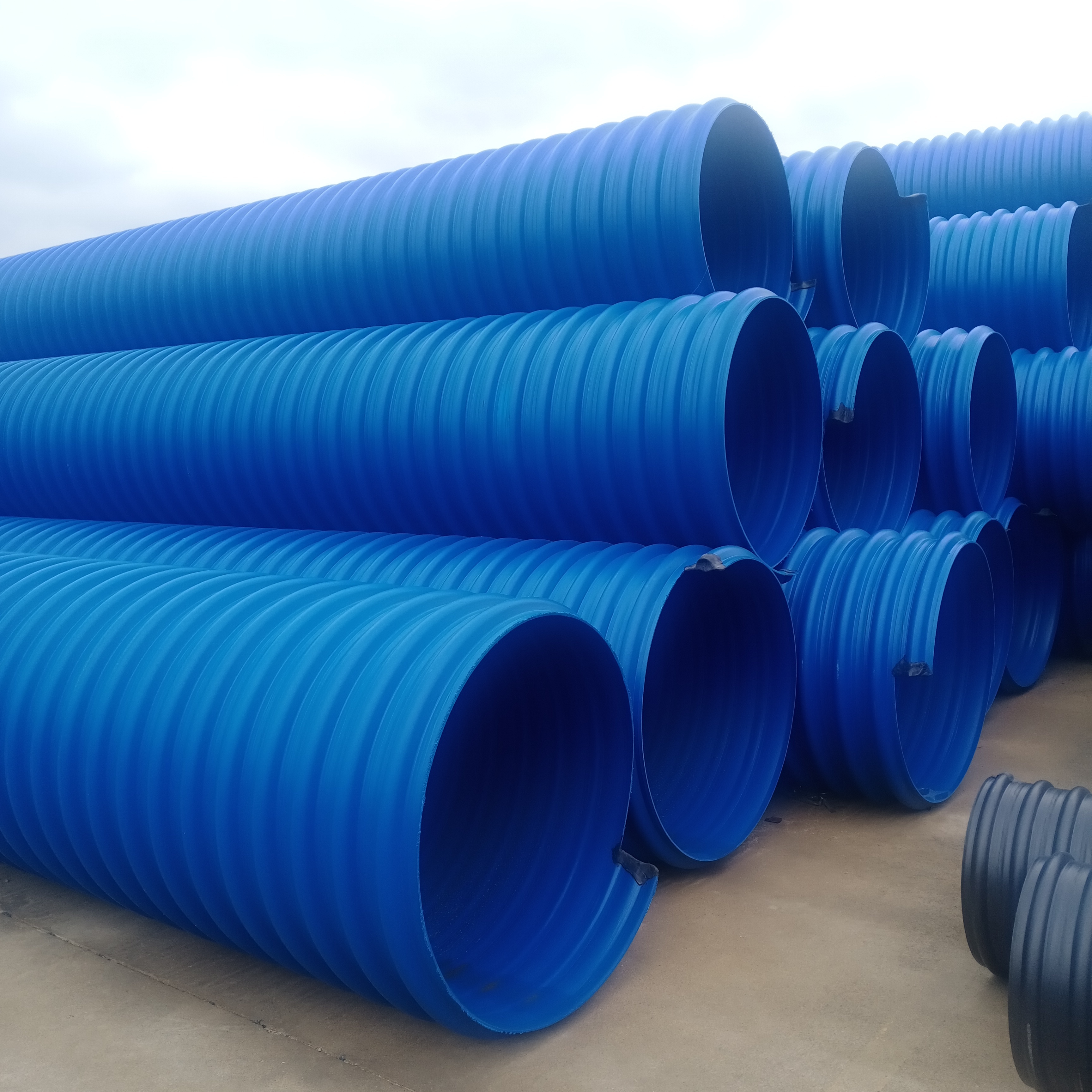 corrugated stainless steel pipe 24 inch plastic culvert prices 10 inch drain  high quality hdpe