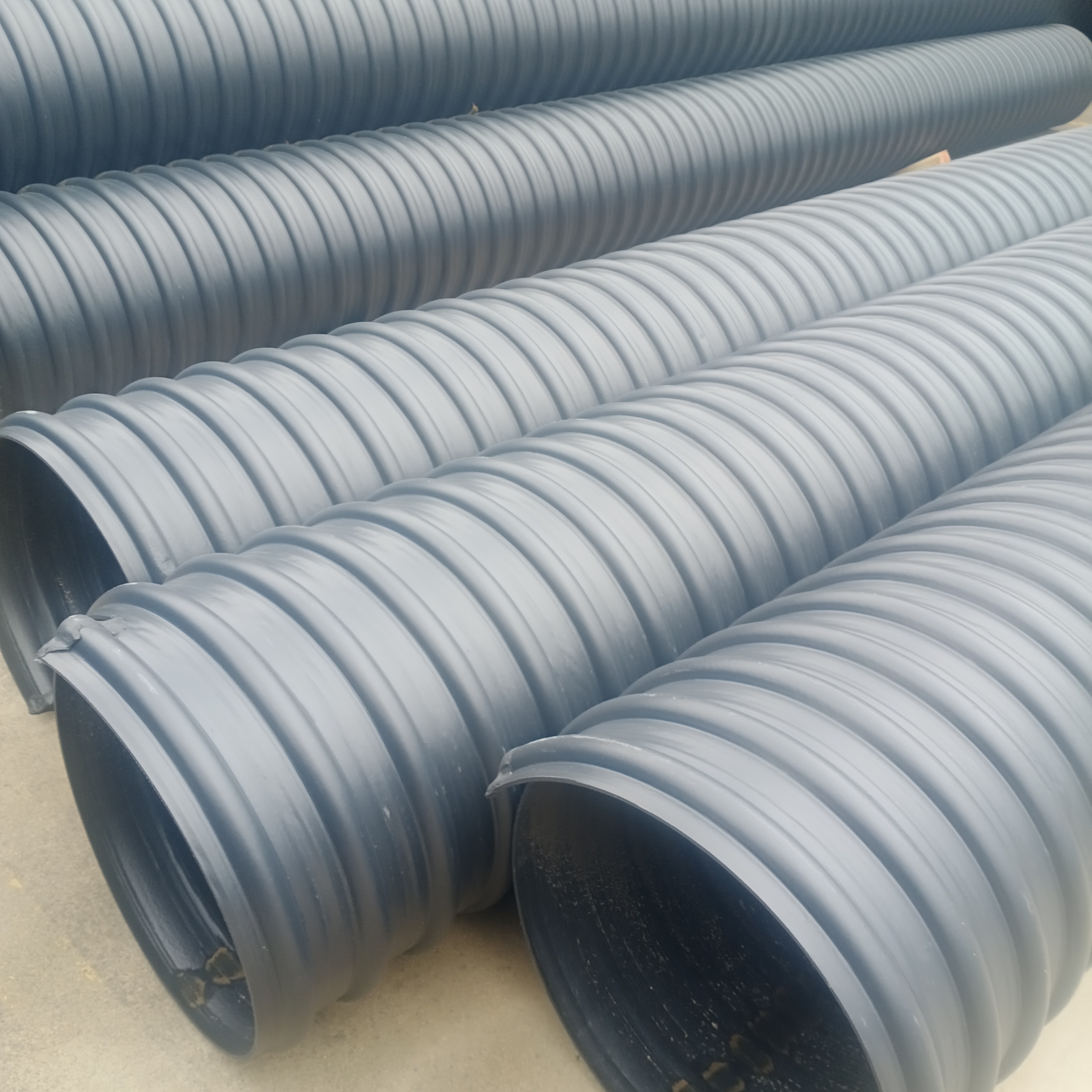 corrugated stainless steel pipe 24 inch plastic culvert prices 10 inch drain  high quality hdpe