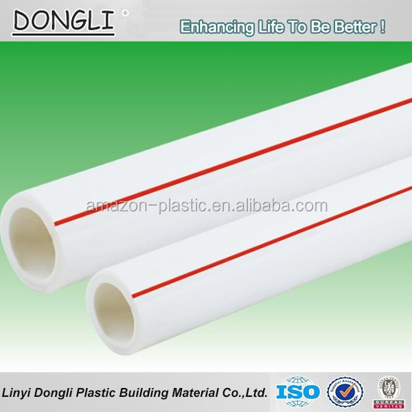 ISO standard Eco friendly extruded rigid polypropylene pipe 25mm PPR tube PN12.5