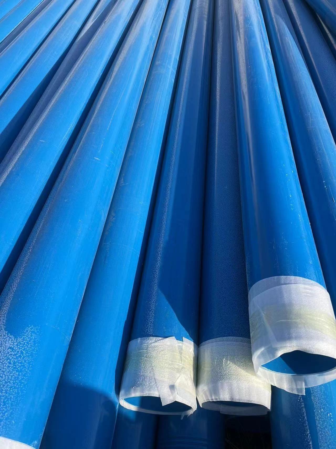 hand tube well drilling oil well tubing rectangular pvc blue tube