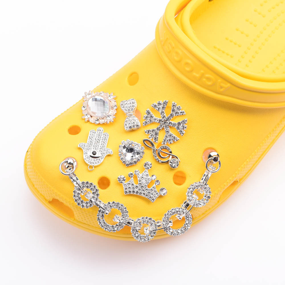 Bling designer clog Shoe charms wholesale bulk shoe charms accessories luxury designer clog charms bling