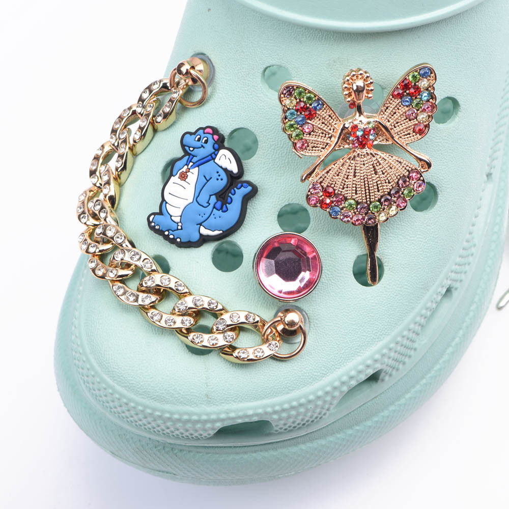 Bling designer clog Shoe charms wholesale bulk shoe charms accessories luxury designer clog charms bling