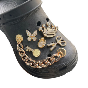 Bling designer clog Shoe charms wholesale bulk shoe charms accessories luxury designer clog charms bling