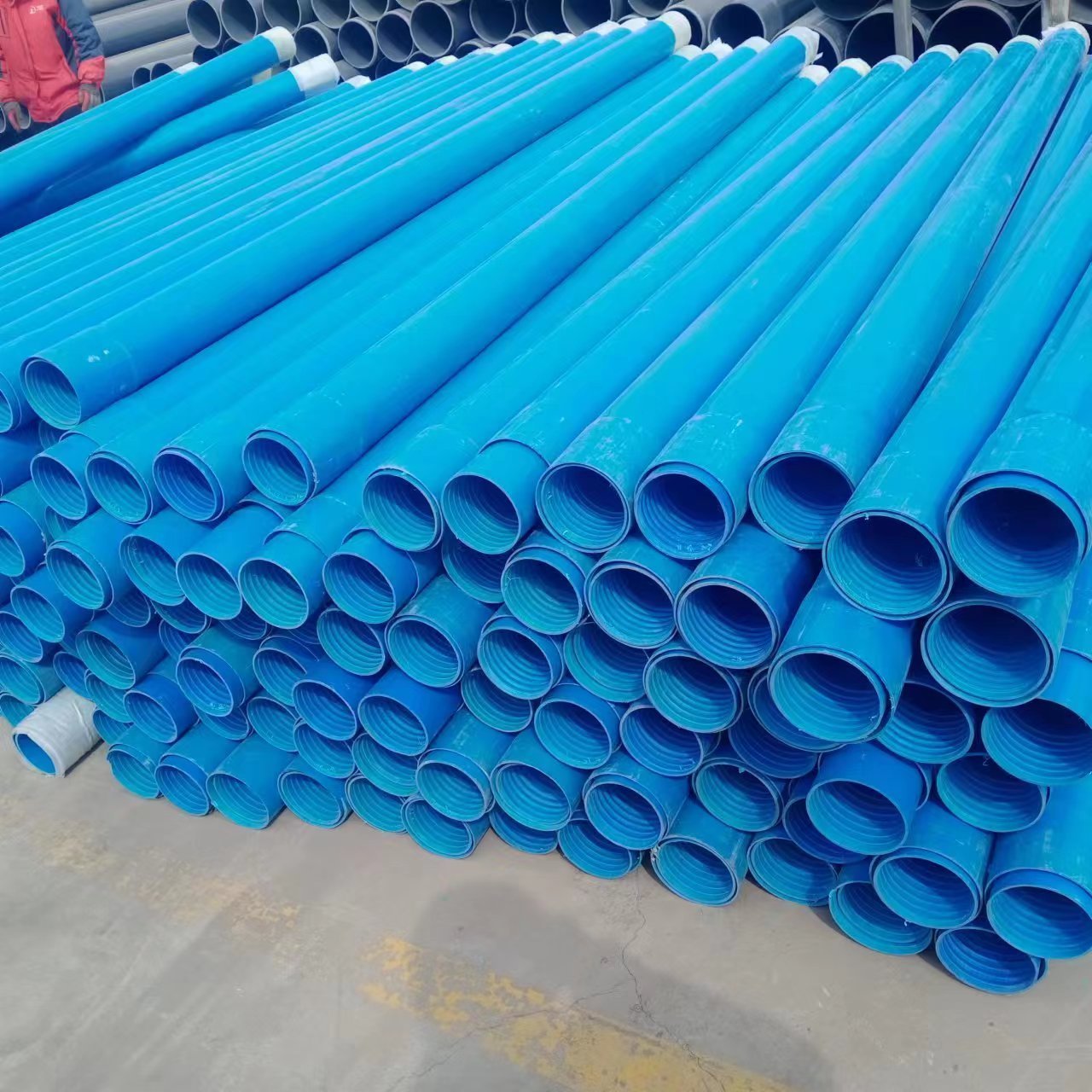 pvc pipe double thread male 6mm male thread tube well water purification system  pvc casing pipes