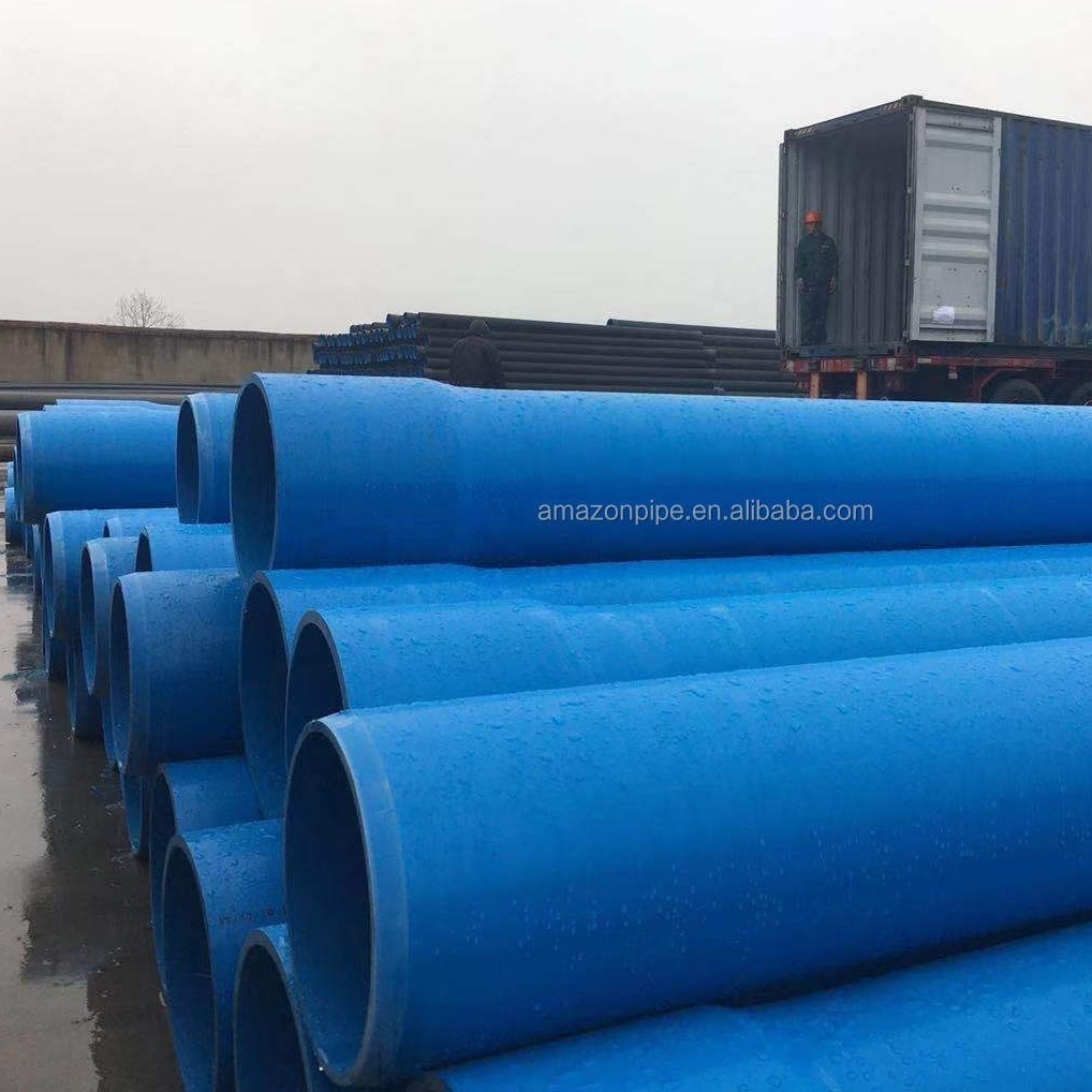 8 inch 6 inch  Blue color pvc plastic pipe for water well