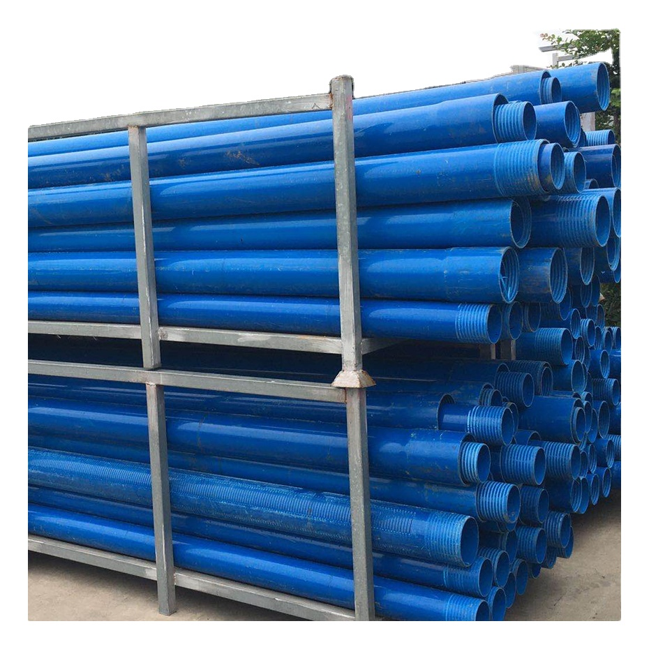 4 Inches DN110 DN125 Threaded Water Well PVC Pipes for Water Drilling / Water Borehole